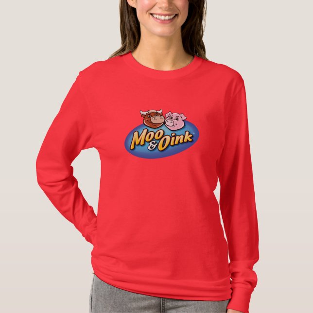 Moo & Oink Long Sleeve Tee (Front)