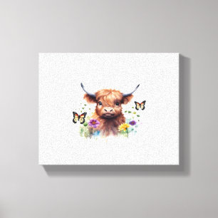 Moo-rry Christmas Classic T-Shirt Canvas Print