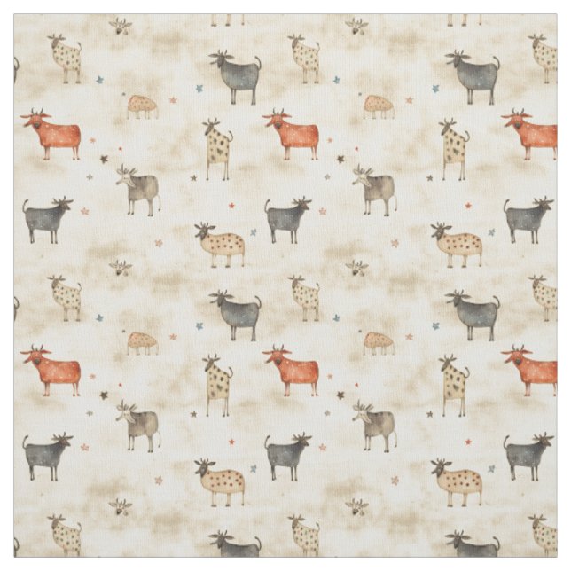 Moo-tiful Whimsy: Whimsy Cow Fabric (Swatch)