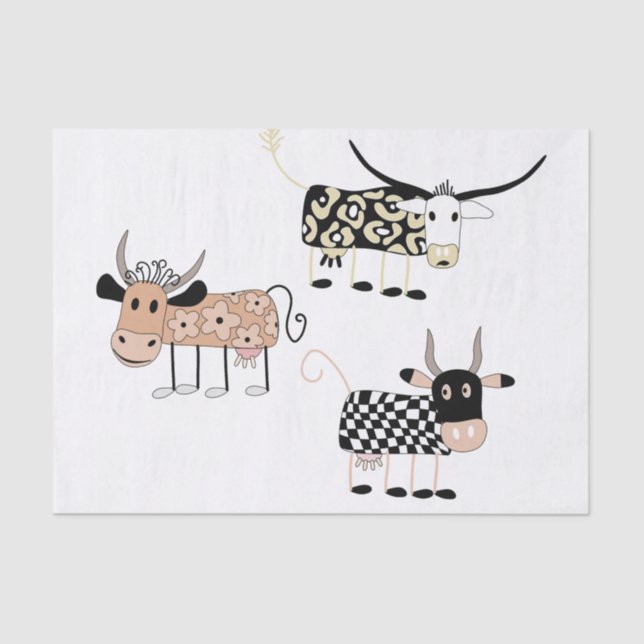 Moo Tissue Paper (Front)