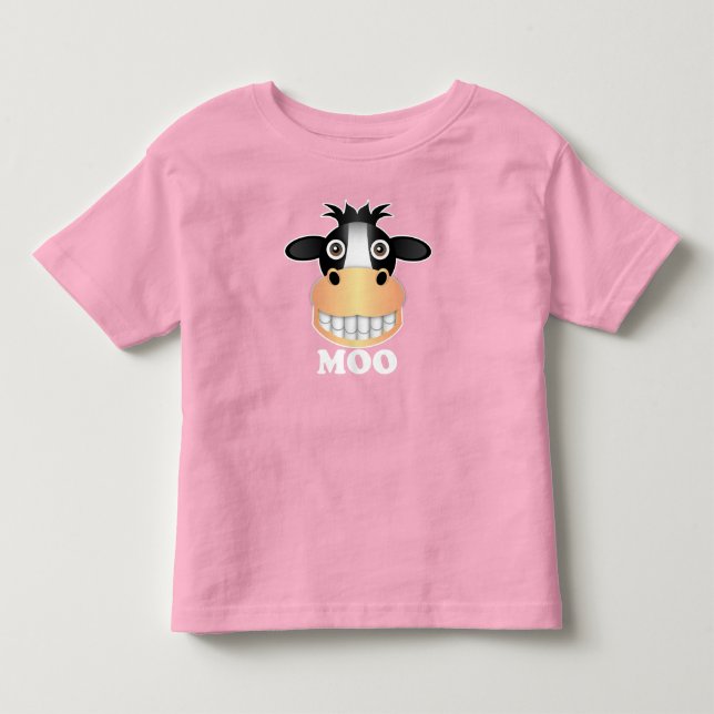 Moo - Toddler Fine Jersey T-Shirt (Front)