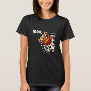 Moo Turkey Cow Costume Fall Thanksgiving Men Women T-Shirt