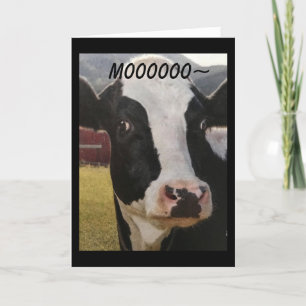 ***MOO*** U ARE "60" HOW DID THAT HAPPEN CARD
