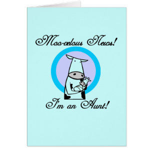 Moo-velous New Aunt Tshirts and Gifts