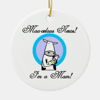 Moo-velous New Mum Gifts Ceramic Tree Decoration