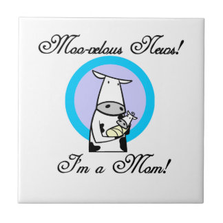 Moo-velous New Mum Gifts Tile
