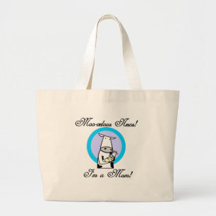 Moo-velous New Mum Tshirts and Gifts Large Tote Bag