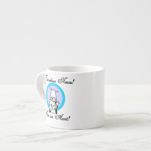 Moo-velous News I'm an Aunt T-shirts and Gifts Espresso Cup