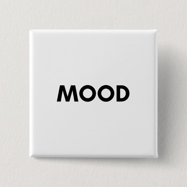 mood 15 cm square badge (Front)
