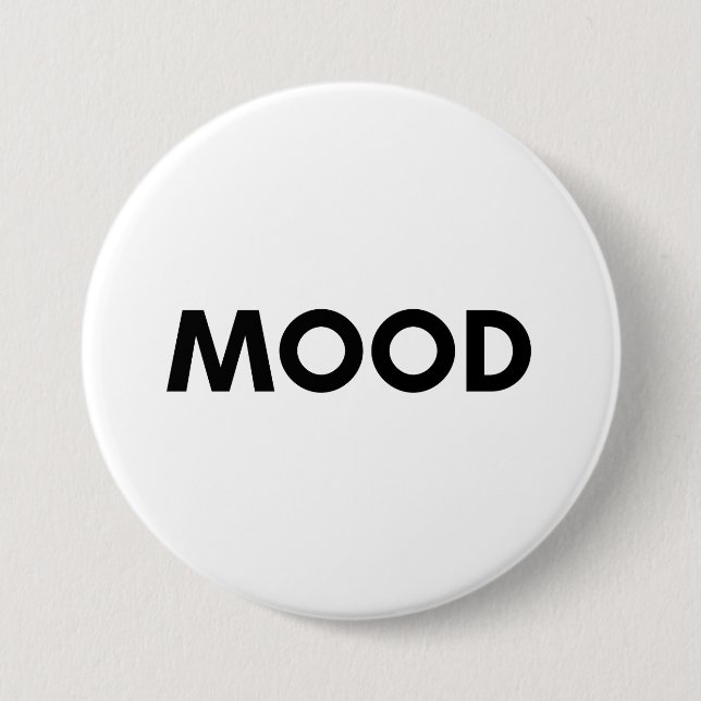 mood 7.5 cm round badge (Front)