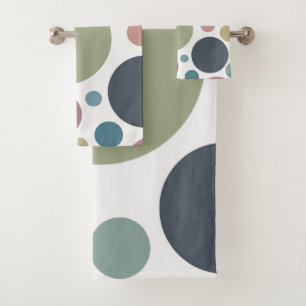 Mood Cool Polka-Dots  Bath Towel Set