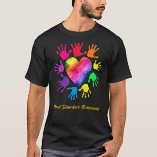 Mood Disorders Awareness Hands Mood Disorders T-Shirt