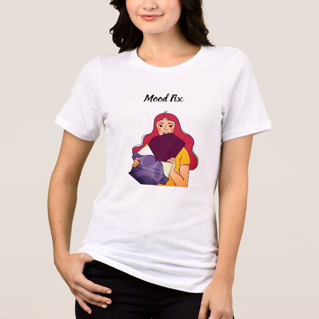 Mood Fix Graphic T-Shirt Tri-Blend Shirt (Front)
