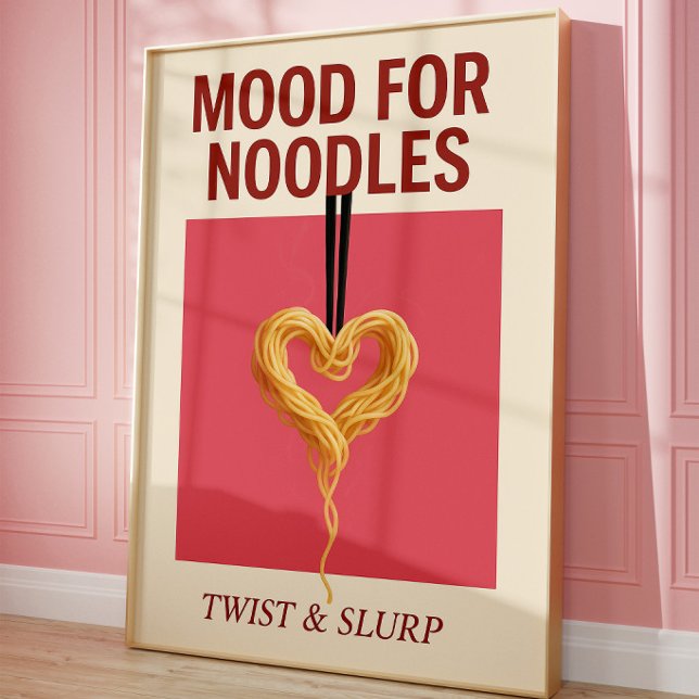 Mood for Noodles Kitchen Wall Art | Ramen Love (Creator Uploaded)