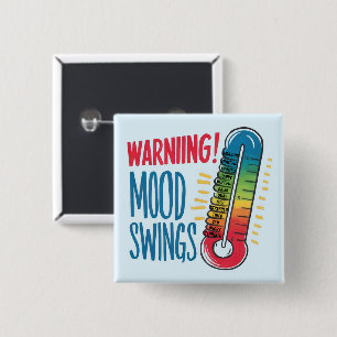 Mood Metre 15 Cm Square Badge