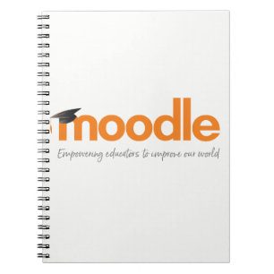 Moodle Notebook: Orange Pencil Notebook
