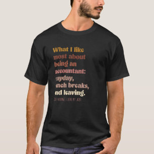 Moody Accountant  Boho Vintage T-Shirt