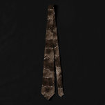 Moody Agate | Coffee Brown Golden Bronze Taupe Tie<br><div class="desc">90s grunge inspired dark, sophisticated watercolor marbled agate stone in a deep moody jewel tone with faux metallic foil and glitter veins in a rich, dramatic featuring abstract fluid swirls and glitter veins. From the "Till Death Do Us Part" collection, this gorgeous feminine hand-painted gradient adds the perfect pop of...</div>