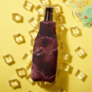 Moody Agate Henna Blood Red Garnet Jewel Tone Bottle Cooler