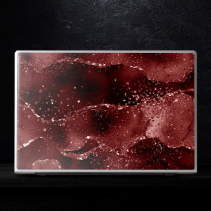 Moody Agate Henna Blood Red Garnet Jewel Tone HP Laptop Skin
