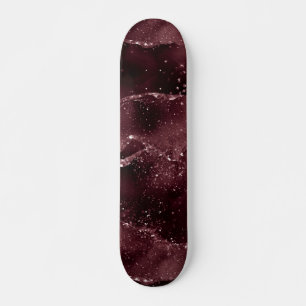 Moody Agate   Wine Bordeaux Sangria Merlot Maroon Skateboard