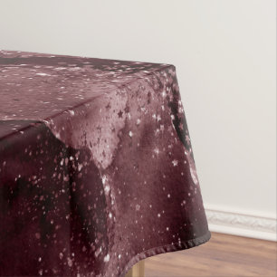 Moody Agate   Wine Bordeaux Sangria Merlot Maroon Tablecloth
