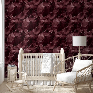 Moody Agate   Wine Bordeaux Sangria Merlot Maroon Wallpaper