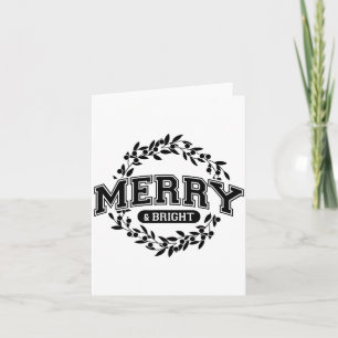 Moody And Uptight Merry And Xmas Bright Matching C Card
