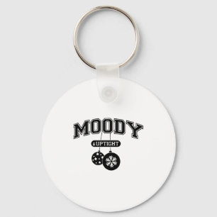 Moody And Uptight Merry And Xmas Bright Matching C Key Ring