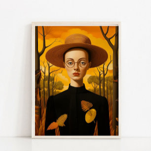 Moody Antique Art, Dark Academia Decor, Stunning Poster