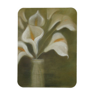 Moody Arum Calla's In A Vase Magnet