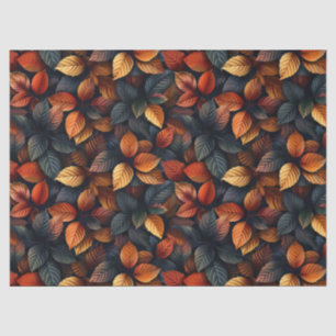 Moody Autumn Foliage Fall Leaves Decoupage Tissue Paper