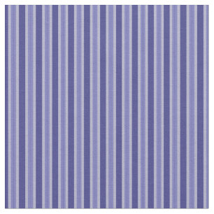 Moody Blue and Purple Stripes Fabric