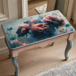 Moody Blush Peony Garden Decoupage Tissue Paper