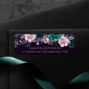 Moody Boho   Dark Eggplant Paarse Rozen Adres