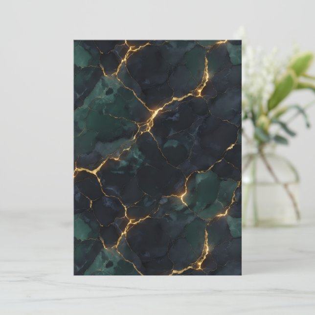 Moody Celestial — Dark Academia & Kintsugi Suite Menu (Standing Front)
