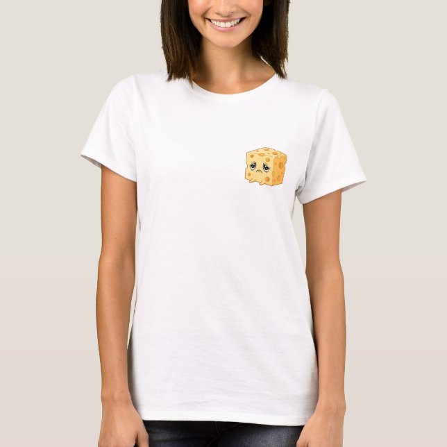 Moody Cheese Cube T-Shirt (Front)