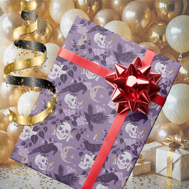 Moody Colour Halloween Pattern Wrapping Paper Roll (Creator Uploaded)