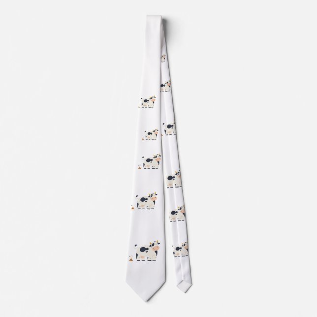 “Moody Cow” funny tie gift for him (Front)