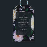 Moody Dahlia Floral Gift Tags<br><div class="desc">Moody dahlia floral wedding suite. Full suite https://www.zazzle.com/collections/moody_dahlia-119450438456391749</div>