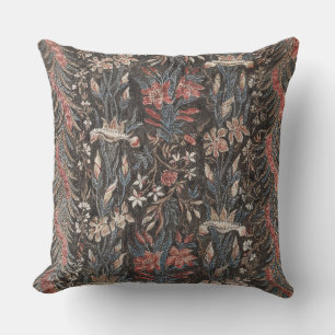 Moody Dark Academia Botanical Lily Wall Art Cushion