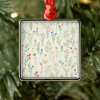 Moody Dark Victorian Botanical Floral Pattern