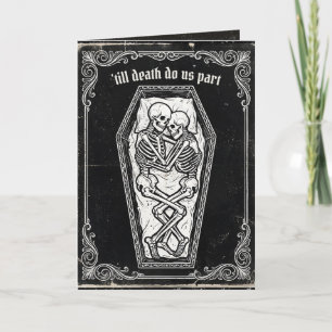 Moody Dark Victorian Gothic Romance Card