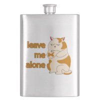 Moody fat cat leave me alone