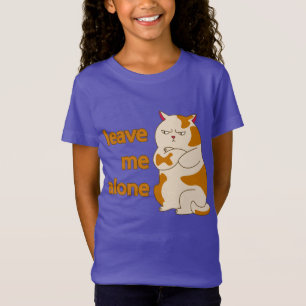 Moody fat cat leave me alone T-Shirt