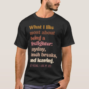 Moody firefighter Boho vintage T-Shirt