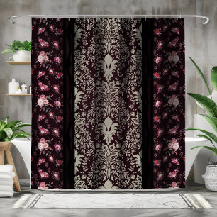 Moody Floral Symphony Shower Curtain