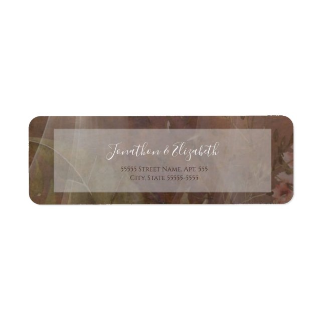 Moody Floral Vellum Wedding (Front)