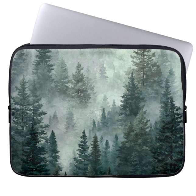 Moody Forest  Laptop Sleeve (Front)