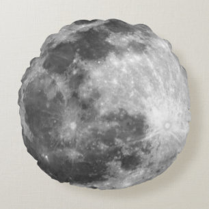 Moody Full Moon Round Cushion